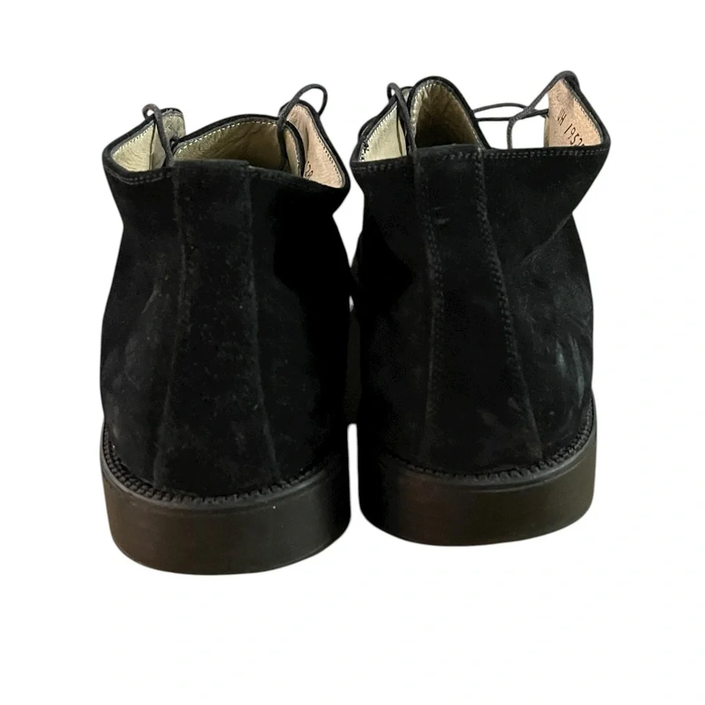 Salvatore Ferragamo Suede Lace-Up Boots Size:9.5 D